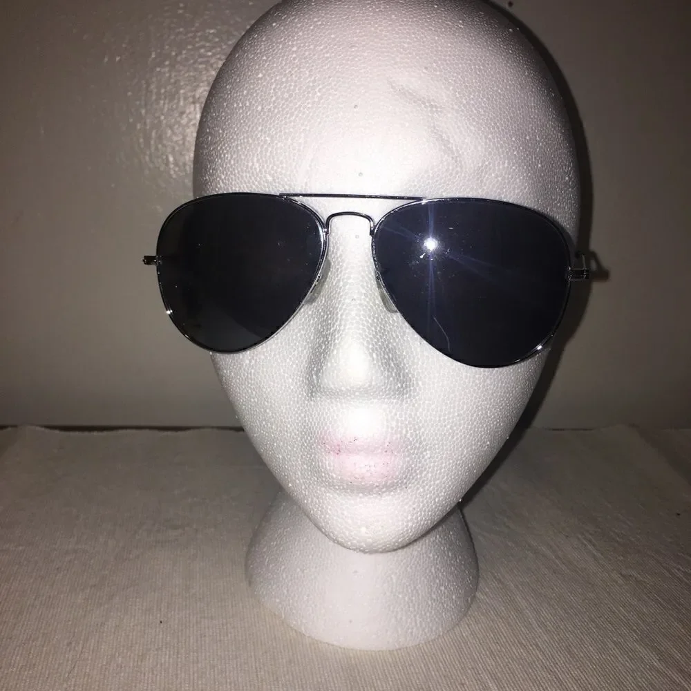 Double Bridge Aviator Sunglasses